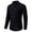 Black, variant on Azrian Long Sleeve with Turn-down Collar and Button Shirt for Men,Men Casual Fashion Turn-down Collar Button Long Sleeve Shirt Blouse