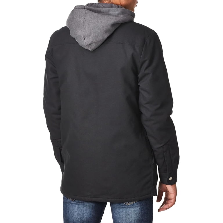 Dickies Men's Water Repellent Duck Hooded Shirt Jacket photo 4