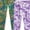 Multicolored/Purple, variant on Prestigez Girls Fashion Printed Stretchy Tie Dye Leggings Pants Pack of 2, Fuchsia/Multicolored, Size: 3T