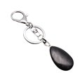 thumbnail image 1 of Waterdrop Shape Gemstone Colgante Llavero Llavero Resultados de La Joyería de Bricolaje - Azul , tal se describe Negro Yinane colgante de llavero de piedras preciosas, 1 of 8