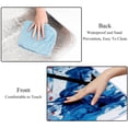 thumbnail image 4 of Ice Hockey Extra Large Canvas Picnic Blanket - Waterproof Outdoor Beach Mat with Carry Strap for Family - Foldable, Portable, and Durable - Camping, Park, and Travel - 200x200cm, 4 of 6