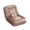 Brown, variant on ZephyPaws 70.5" Human-Pet Floor Chaise, 5-Level Adjustable Recliner with Corded Massage Pillow, 2-in-1 Velvet Sofa Bed, Steel Frame, Non-Slip Base, 350 lb Capacity, Brown