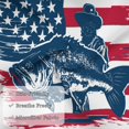thumbnail image 5 of Yiaed fisherman fishing with USA flag Microfiber Queen Pillow Cases,Pillowcases with Envelope Closure, Wrinkle, Fade and Stain Resistant Pillow Covers, 20x36in（No pillow core）, 5 of 7