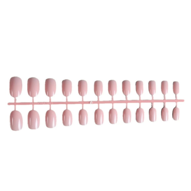 Uñas postizas Minnieouse 24 piezas de ataúd sólidas usables ordenadas DIY Artificial exquisita novela personalidad acrílicas Tipo10