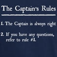 thumbnail image 3 of CafePress - Captain's Rules Dark T Shirt - Men's Classic Graphic Cotton T-Shirt, 3 of 4