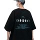 thumbnail image 3 of Camiseta de media manga para hombre, Top de verano informal holgado minimalista a la moda con cuello redondo para hombre, 3 of 8