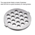 thumbnail image 3 of Unique Bargains Meat Grinder Plate 7mmx54mm Stainless Steel Replacement for Grinders, 3 of 5
