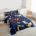 thumbnail image 3 of Homewish Cartoon Excavator Bedding Comforter Set,Construction Vehicles Twin Comforter Sets,Red Yellow Deepblue Bedding Set For Teens Kid,Luxury Bedroom Decor Reversible,2-Piece, 3 of 8