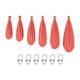 thumbnail image 2 of Fishing Practice Plug Fishing Casting Plug Baitcasting Rubber Practice Plug Suitable for Improving C, 2 of 5