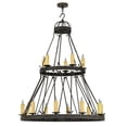thumbnail image 6 of Meyda Tiffany 147174 Lakeshore 15 Light 48" Wide Taper Candle Style Chandelier - Custom, 6 of 7