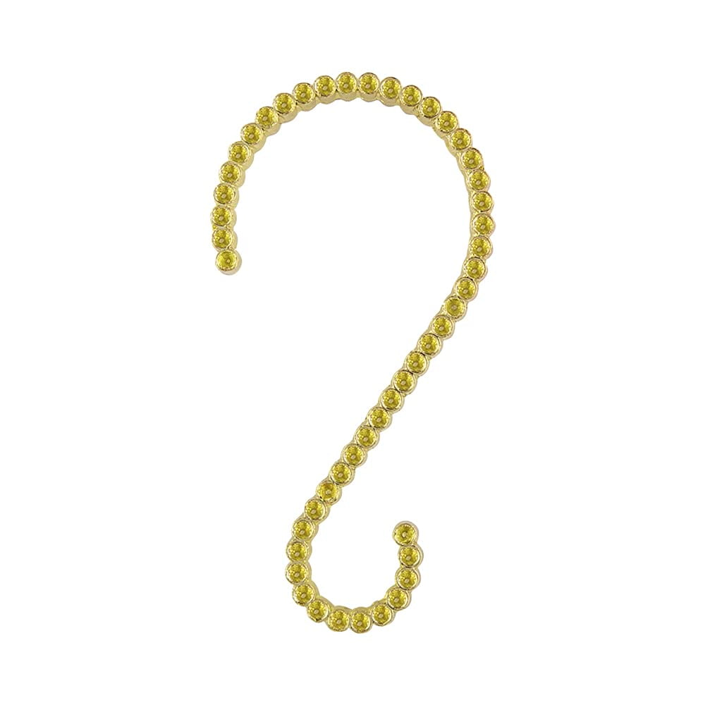 Utopia Alley Shower Rings, Shower Curtain Rings for Bathroom, Rustproof Zinc Shower Curtain Hooks Rings, S Shaped Hooks for Shower Curtains, Set of 12, Gold