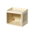 thumbnail image 1 of TIELUTT Foldable Double Door Storage with Flat Lid and White Drawer for Home Organization Sweater Bags for Storage Wool Storage Bag Storage Extra Large Moving Bag Storage with, 1 of 4