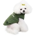 thumbnail image 3 of Pet Fashion Embroidered Cotton Clothes Dog Legs Clothing Pet Autumn Winter Warm Shirt, 3 of 5