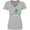 AC-Heather Grey, variant on Cancun Mexico Spring Break Women's V-Neck T-Shirt