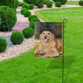 thumbnail image 5 of SKYSONIC Cute Golden Retriever Dog Double Side Print Garden House Sports Flag 12x18 in Polyester Decorative Flag Banner for Outside House Flowerpot, 5 of 7