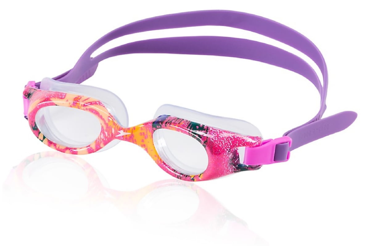 Ages 3 to 6 Glow Pink for sale online Speedo Kids Skoogles Recreation Swim Goggle 