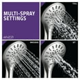 thumbnail image 2 of Magnetic Valkyrie Multi-Spray Retro-Fit 7.48 in. Dual Wall Mount Fixed and Handheld Shower Head in Brushed Nickel with Magna-Diverter, 2 of 5
