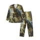 thumbnail image 1 of Balery Ferocious Dinosaur Pijama para Hombre de Dos Piezas con Manga Larga, Conjunto de Dormir y Descanso Suave con Bolsillos-Large, 1 of 7