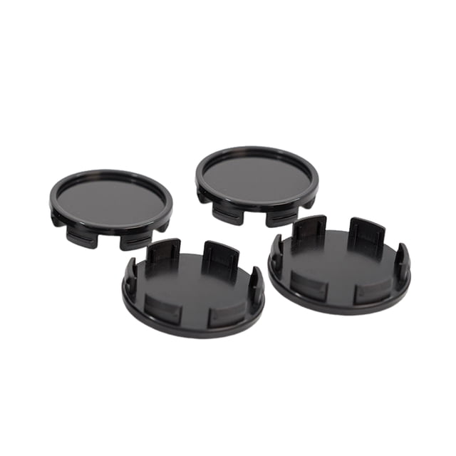 Visland 4 Pcs Hubcaps 58mm Outer Diameter 56mm Inner Diameter Car Wheel Center Hub Caps Easy Install Universal Tire Rim Cap Covers