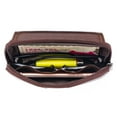 thumbnail image 5 of BULLCAPTAIN Waist Bag Men Leather Belt Pouch Fanny Pack with Belt Loop for Phone Storage, 5 of 7