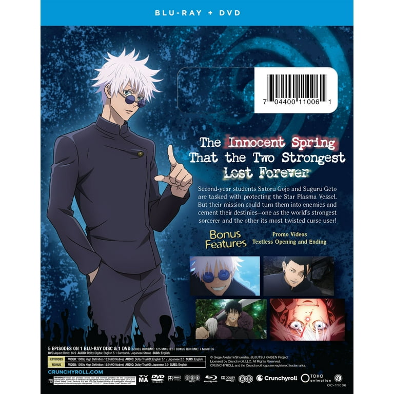 Jujutsu Kaisen- Season Part (Blu-ray DVD) Crunchyroll Action
