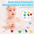 thumbnail image 5 of 50Pcs Mini Resin Duck Toy Colorful Small Duck Ornament Tiny Animal Figurine Miniature Statue Desktop Decoration Birthday Festival Christmas Gift -Multicolor, 5 of 8