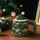 thumbnail image 4 of Adornos navideños, adornos navideños, regalos navideños, tazas navideñas, tazas de cerámica de gran capacidad, tazas de Papá Noel, regalos navideños, tazas navideñas de muñeco de nieve, taza de cerámi, 4 of 6