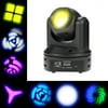 Lixada 60W DMX-512 LED Stage Light 9/11 Channel 4-in-1 RGBW Head Moving Party Club Lamp,Sound Control Auto Rotating