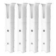 thumbnail image 2 of Miulika 4Pcs Fishing Pole Rack, Fishing Rod Holder, Fishing Accessories Stand Fishing Rod Bracket for Garage Kayak Marine Yacht Boats White, 2 of 9