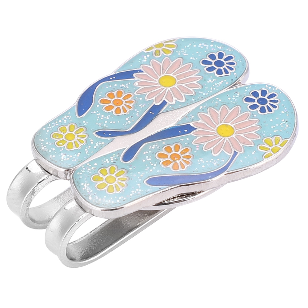 Tebru Golf Clip Marker, Durable Stainless Steel Golf Hat Cap Clip with