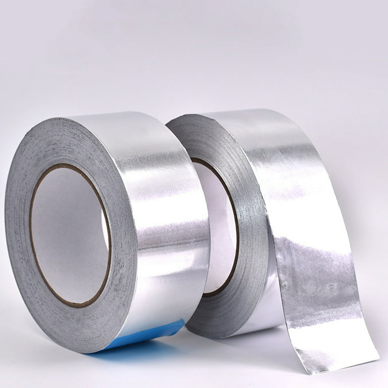 WindC 1 Roll Heat-resistant More Thicken Aluminum Foil Adhesive Tape  Practical Waterproof Duct Tape for Home 