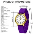 thumbnail image 2 of Blekon Original Petite Nurse Watch for Small Easy Read Dial Silicone Band ATM Water Resistant, 2 of 9