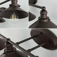 thumbnail image 6 of JONATHAN Y July 36.25" 4-Light Industrial Farmhouse Metal Vanity Light, Oil Rubbed Bronze, 6 of 10