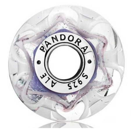 Purple Kids Charm - Field of Flowers Purple Murano Glass Charm - 791667
