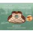 thumbnail image 3 of BAMBOO, Guitarra Electroacustica Travel Koa con Funda Negra, 34 pulgadas, madera Koa, 3 of 8