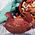 thumbnail image 4 of Hen On Nest Glass Dish ，Glass Chicken Candy Jar with Lid, Rustic Farmhouse Candy Bowl & Snack Tray, Decorative Kitchen Fruit Platter, Gift Idea for Home Decor, 4 of 5