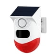 thumbnail image 1 of FlyFlise Wireless RF433 Outdoor Solar Light Annunciator Infrared 120dB Sound Alarm Apparatus 110° Adjustable Angle with USB Cable and Rotating Bracket, 1 of 8
