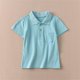 thumbnail image 4 of Odeerbi Camisas de Golf de Niños Niñas Algodón Color Sólido Camisas de Tenis de Manga Corta Uniforme Escolar Con Bolsillo, 4 of 7