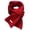 A-Red13, variant on Yuanlong Unisex Scarves Winter Thick Knit Soft Plush Warm Neck Wraps Solid Color Stretch Soft Daily Casual Scarves For Men Women