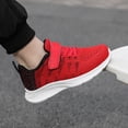 thumbnail image 6 of JUMEYU Girls Sneakers Kids Shoes, Boys Girls Sneakers Lightweight Athletic Walking/Running Tennis Shoes(Toddler/Little Kid/Big Kid) Size 1 (Red,Big Kids 1), 6 of 9