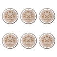 thumbnail image 2 of HILABEE 6Pcs Christmas Macrame Ornaments Crafts Pendants Wood Discs DIY Hanging Pendants for Boho Decor Wedding Christmas Decorations Set C, 2 of 8
