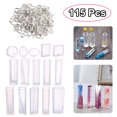 thumbnail image 1 of 115Pcs Resin Casting Molds Kit Silicone DIY Mold Jewelry Pendant Mould Craft Set, 1 of 7