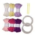 thumbnail image 2 of 6 piezas de hilo de punto para manualidades, regalo para principiantes con 2 grandes D, 2 of 9