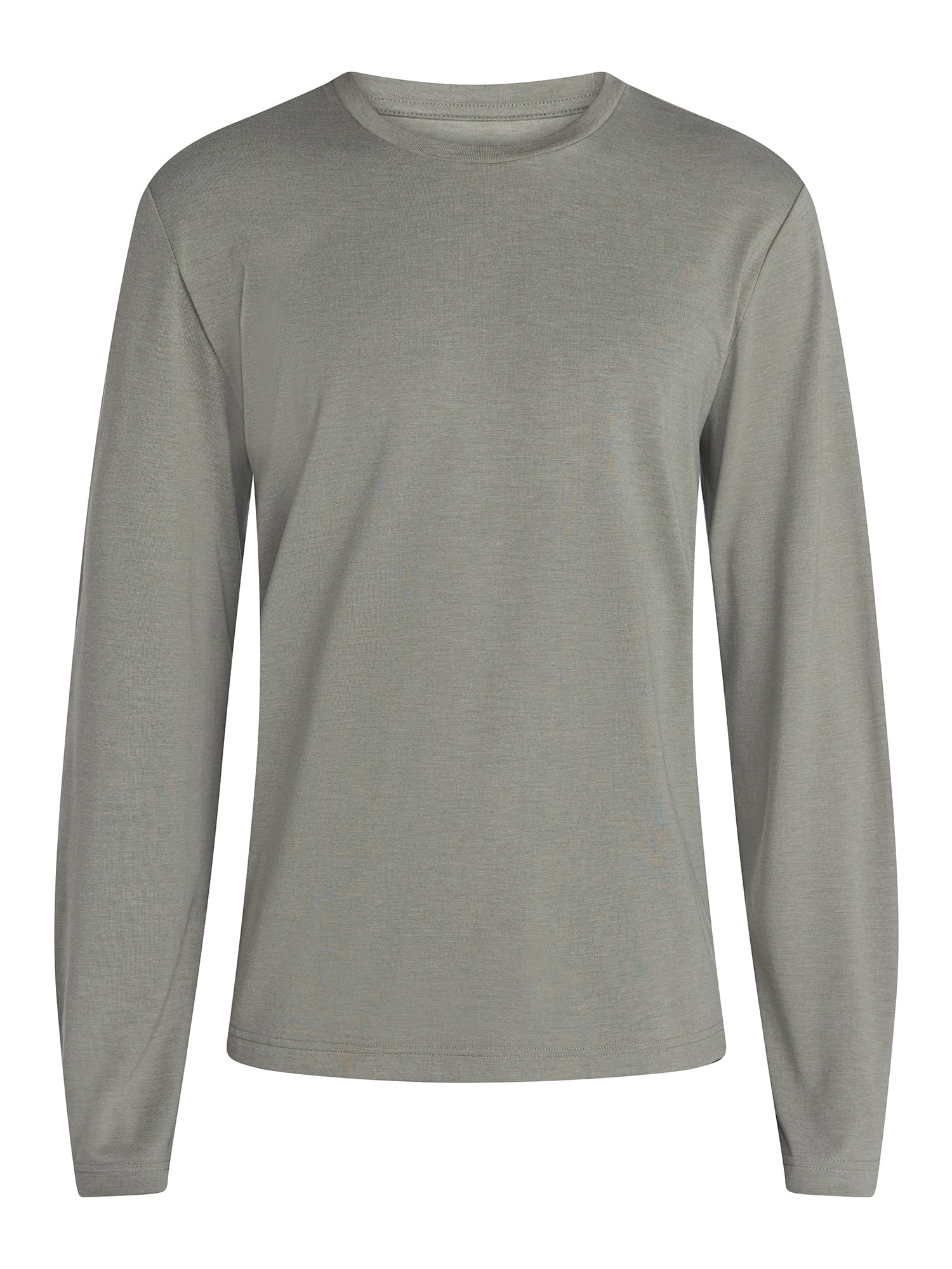 Athletic Works Men's and Big & Tall Men's Tri-Blend Tee with Long Sleeves, Sizes XS-4XLT