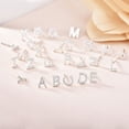 thumbnail image 3 of Pendientes de plata de ley s925 con forma de mini diamantes y 26 letras en inglés, con circonitas y diamantes, estilo coreano, para mujer, 3 of 6