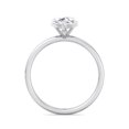 thumbnail image 3 of Bonaire - Moissanite Pear Shape Lab Diamond Solitaire Engagement Ring, 3 of 4