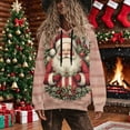 thumbnail image 5 of ShiShine Christmas Sweatshirts for Women Plush Warm Novelty Funny Xmas Tree Graphic Pullover Tops Loose Casual Shirts, 5 of 9