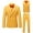 Yellow, variant on Dpytoraw Male Slim Fit Business Wedding Party Suit Top And Bottom Three Piece Set Double Suit