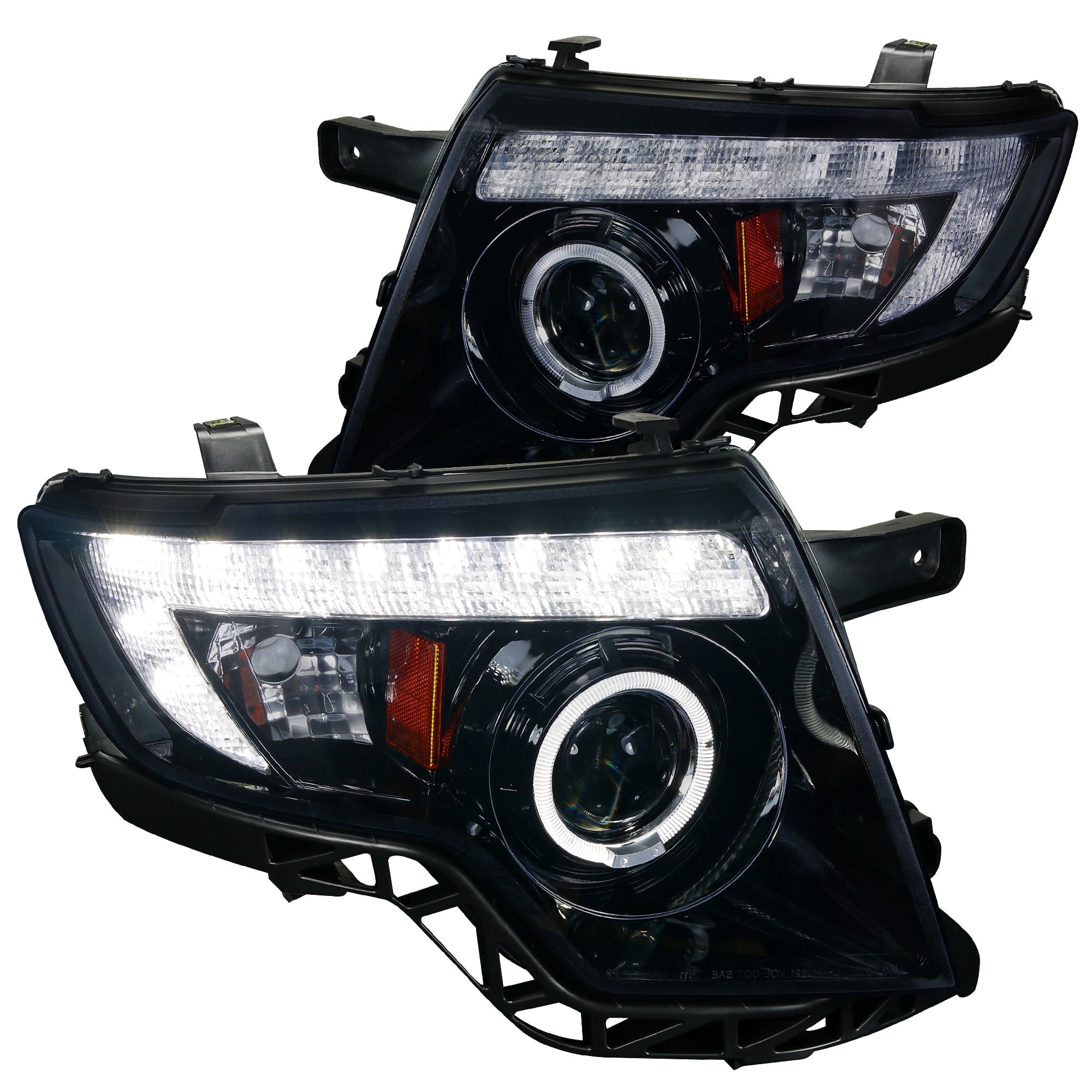 SpecD Tuning 20072010 Ford Edge Projector Headlights W/ Halo Rim
