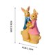 thumbnail image 3 of CaiYueKe Easter Bunny Decorations Resin Figurines Home Decor Spring Ornaments Cute Bunny Statue Holiday Tabletop Decor for Living Room Bedroom Party Gift Ideas, 3 of 7